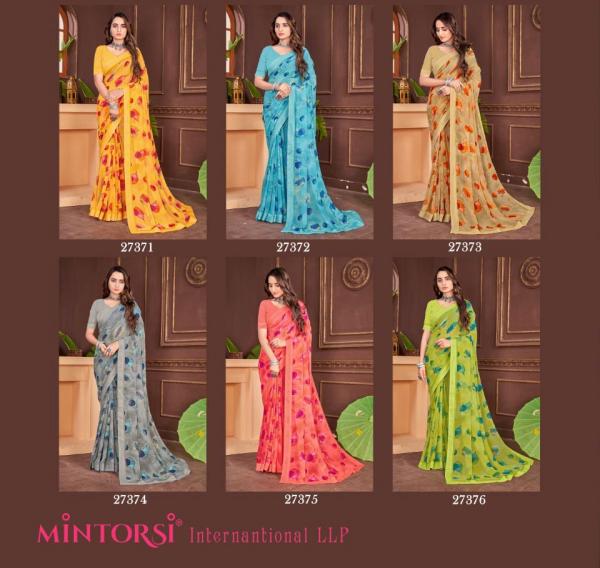 Mintorsi Ratnika Soft Georgette Designer Exclusive Saree Collection